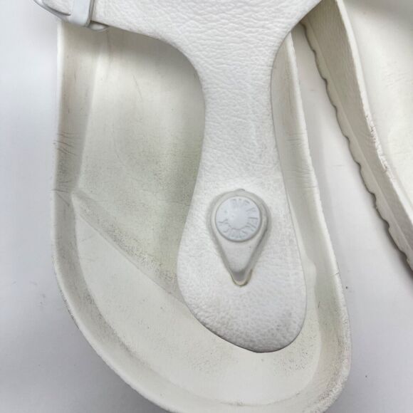 Women’s Birkenstock Gizeh Essentials EVA Slide Sandal White Size 36 - Picture 8 of 11